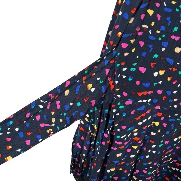 WHISTLES Multicolor Pearl Fiesta Print Dress - Picture 8 of 12
